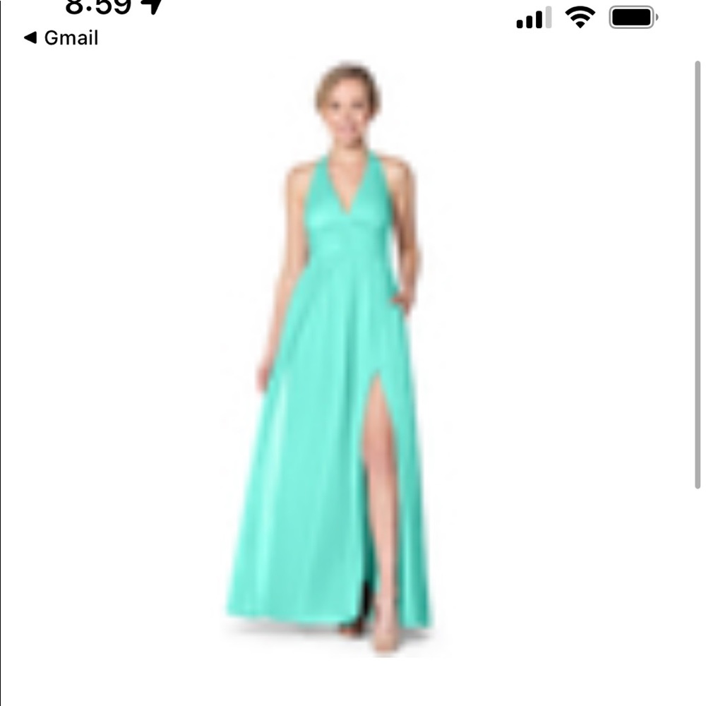 Azazi bridesmaid dress in spa